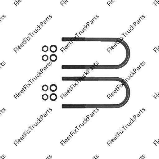 New Aftermarket U Bolt Kit RND 3/4in X 4in X 11-3/8in AUBK8154-113 11-09363-110