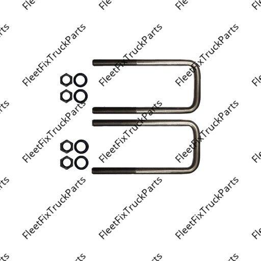 New Aftermarket U Bolt Kit Square 3/4in X 4in X 9-7/8in AUBK8254-097 680-322-06-25