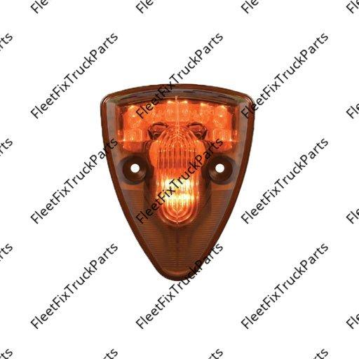 New Aftermarket Cab Marker Light LED Triangle Amber 571.LD326A15 1155A
