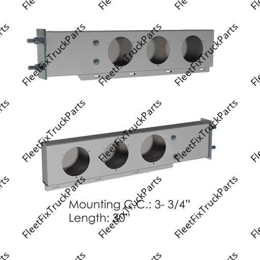 New Aftermarket Mud Flop Hanger With Light Bar 2 Pc Set S.Steel 562.Q1001SS 21851 22300