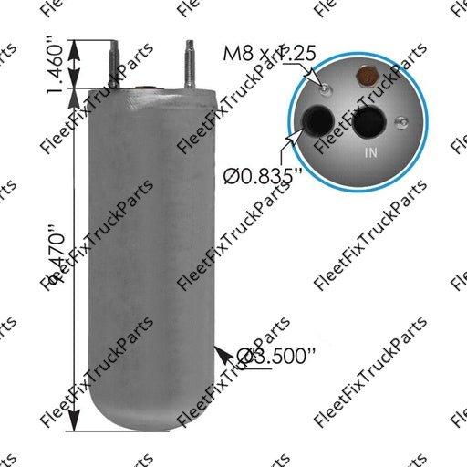 New Aftermarket Air Conditioning Accumulator 830.41026 ABPN83319159