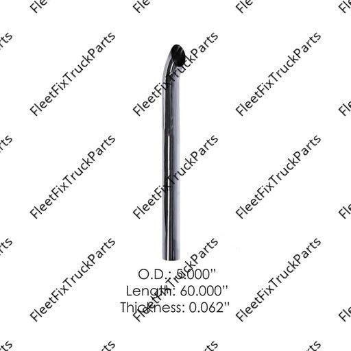 New Aftermarket Chrome Stack 60IN Length 5in OD 562.U5560SC EP50CS260C