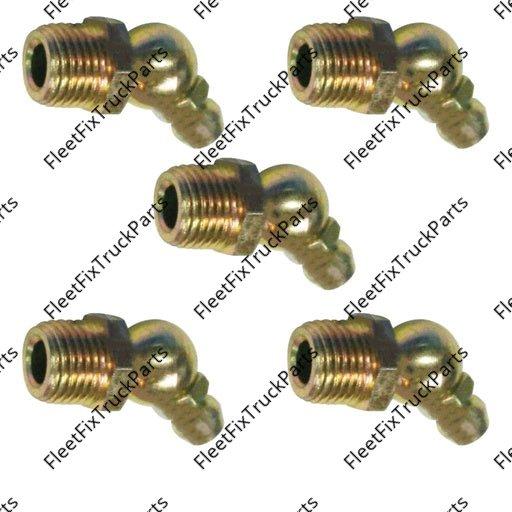 New Aftermarket Grease Fitting 1/8in- 27 45 Deg Elbow G453 44AX98 ( PACK OF 5 )