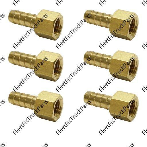 New Aftermarket HOSE FITTING 3/8IN BARB X 1/4IN F NPT 177.8266B 126-6B (PACK OF 6)