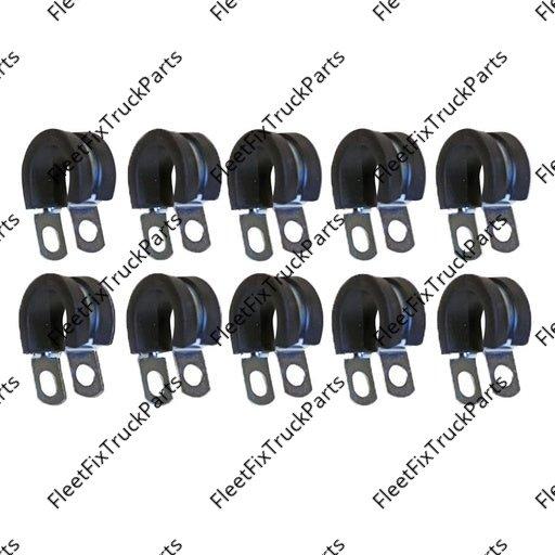 New Aftermarket Tube Clamp Rubber Lined 3/4in - 10 Pack 561.3112 906RA 021118 492004