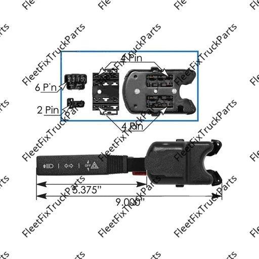 New Aftermarket Turn Signal IHC 577.55006 3544933C91 48283 01482873 01482875 3544933C92