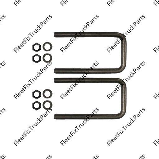 New Aftermarket U Bolt Kit Square 3/4in X 4in X 8-7/8in AUBK8254-087 6803220725 E3345A K241309