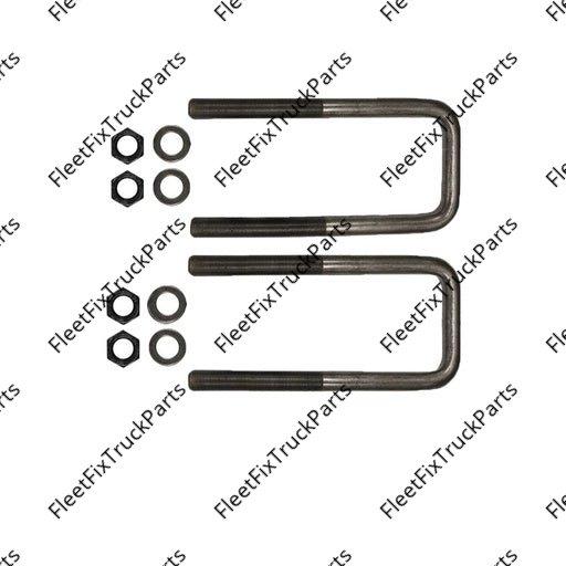 New Aftermarket U Bolt Kit Square 7/8in X 4in X 10-1/2in AUBK8264-104 371133425K
