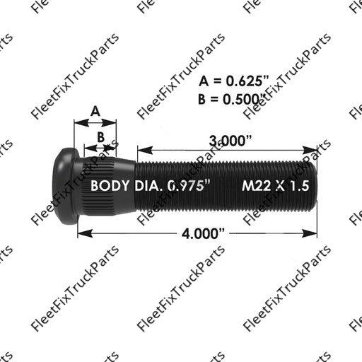 New Aftermarket Wheel Stud 201.6152 20X2214 E8981 W300085 2010358C1 R008981