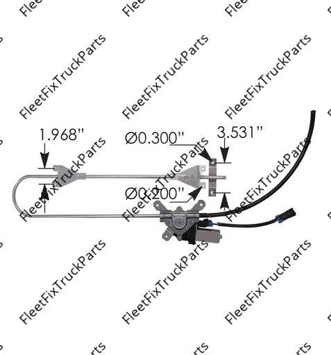 New Aftermarket Window Regulator LH Kenworth HLK2507 R211010