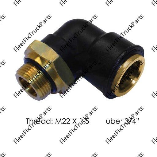 New Aftermarket Composite PLC Male Elbow Fitting Volvo 177.V20999388,177.12C6912M22, 20999388