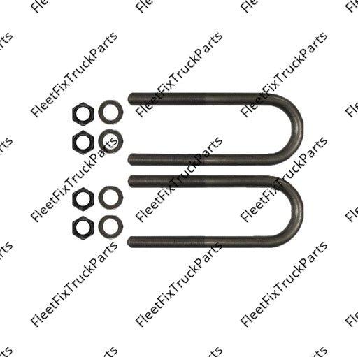 New Aftermarket U Bolt Kit RND 7/8in X 3in X 10-1/2in AUBK8161-104 EUB816110