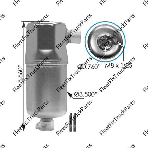 New Aftermarket Air Conditioning Accumulator KG19349 830.41011 ABPN83319069 1917004 18-04171