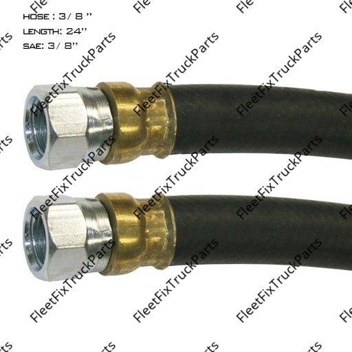 New Aftermarket Air Hose Assy 3/8in 3/8in SAE Swl-24in L 177.7424 16145SW24