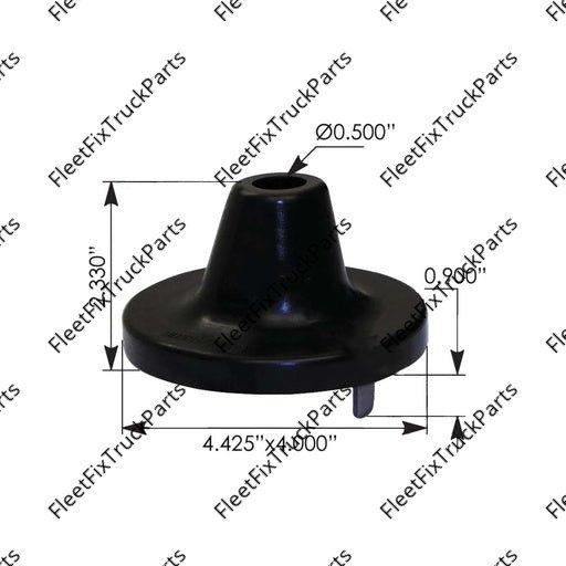 New Aftermarket Hood Bumper Poly Freightliner M17455UB A18-59704-000 A17-20868-000