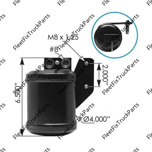 New Aftermarket Air Conditioning Receiver Drier 830.41085 A22-66600-000