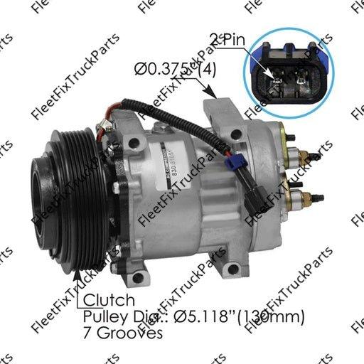 New Aftermarket Air Conditioning Compressor 7H15 Type 830.31051 4577 20-04577 2004577
