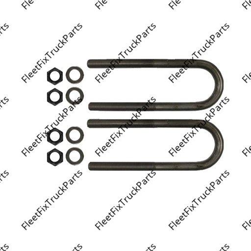 New Aftermarket U Bolt Kit RND 7/8in X 3in X 11-1/2in AUBK8161-114 1878270