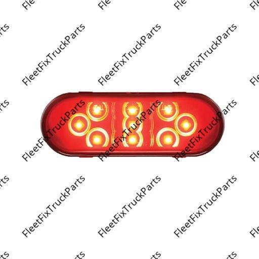 New Aftermarket S/T/T LED 6in Oval Red Male 3 Pin 571.LD603R9 54132