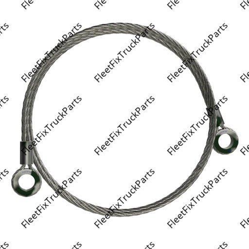 New Aftermarket Hood Cable 34.47in Peterbilt HLK2100 L92-6017-0875 L9260170875