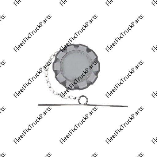 New Aftermarket Fuel Cap 3in Non-Vented 572.1024, Volvo VN & VNL Fuel Cap, 3", Volvo, Non-Locking KG21685, 572.1024, 20770657, 20770657