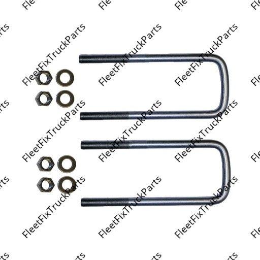New Aftermarket U Bolt Kit Semi RND 3/4 X 4 X 12-1/4in AUBK8354-122 0200807121 3668117C1