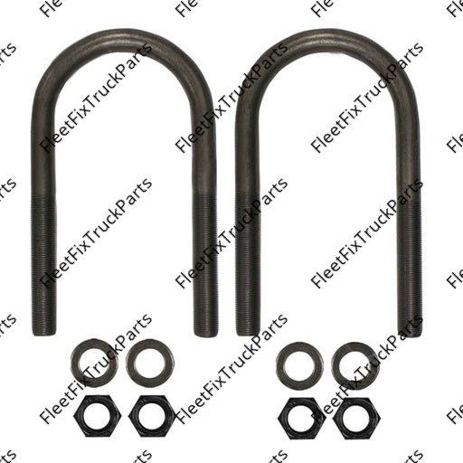 New Aftermarket U Bolt Kit 3/4 X 4 X 8in Freightliner AUBK8154-083 K241-570-218 7QK2179M