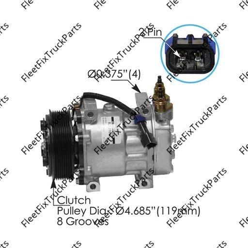 New Aftermarket Air Conditioning Compressor 7H15 Type 830.31032 1401389