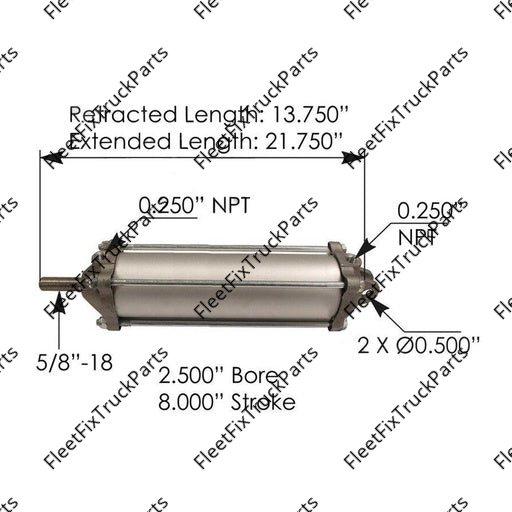 New Aftermarket Tailgate Air Cylinder 177.AC258 2925EX8 100124
