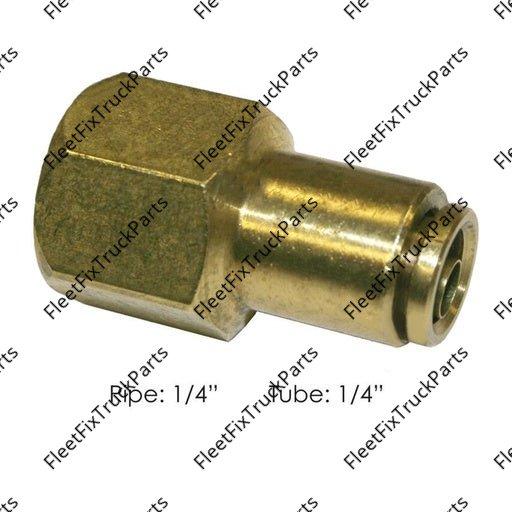 New Aftermarket BRASS PLC FEMALE CONNECTOR 1/4 X 1/4IN 177.13B664B PL1366-4A