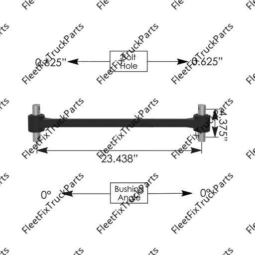 New Aftermarket Narrow Rod 23.438in Hendrickson TMRN847 62000-595 62000595