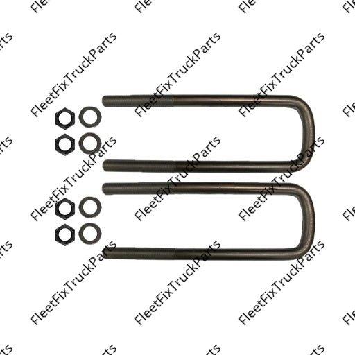 New Aftermarket U Bolt Kit Semi RND 1in X 4in X 16-7/8in AUBK8374-17 03-04516-165