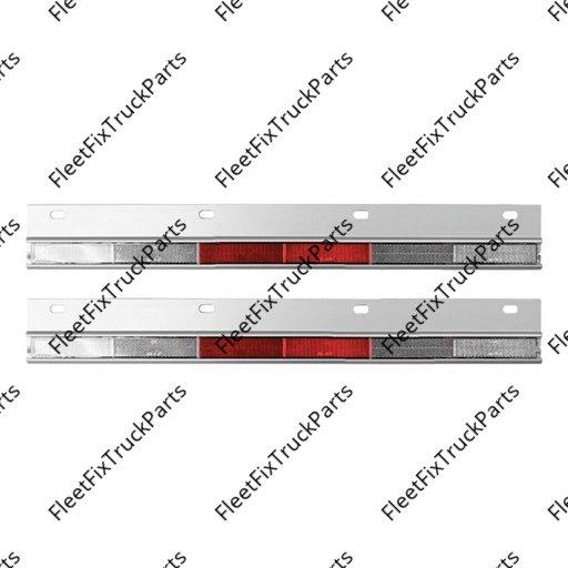 New Aftermarket Conspicuity Reflector Plate Set Straight 562.442 2800
