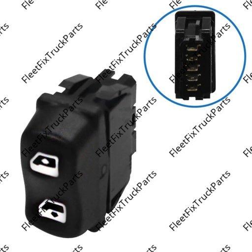 New Aftermarket Window Lift Switch Driveside Peterbilt 577.75607 1609209PKG
