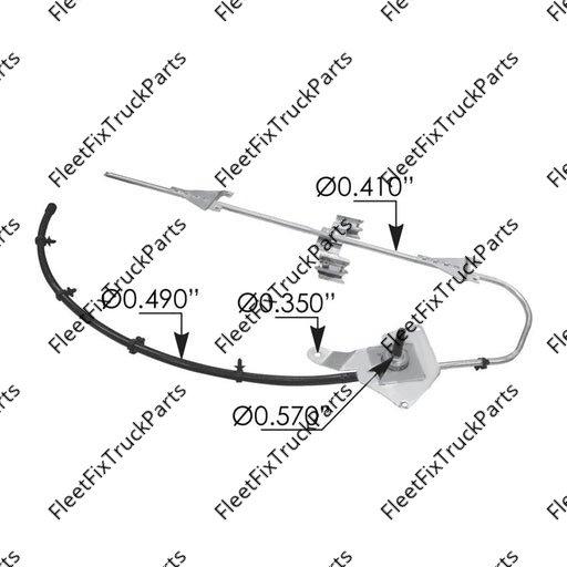 New Aftermarket Window Regulator LH Freightliner HLK2093 A18-47762-000