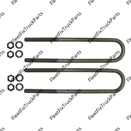 New Aftermarket U Bolt Kit 3/4in X 3in X 17-5/8in AUBK8151-174 7QK3146P4 474171 7Q3147P9