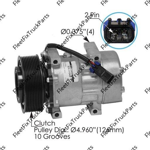 New Aftermarket Air Conditioning Compressor 7H15 Type 830.31049 4384