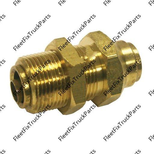 New Aftermarket Brass PLC Bulkhead Union 1/2in 177.13B778