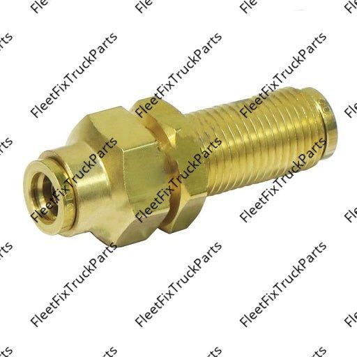 New Aftermarket Brass PLC Bulkhead Union 1/4in 177.13B774 1874X4X4 62PMTBH4 PL13774 016840
