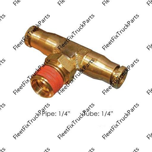 New Aftermarket Brass PLC Male Branch Tee 1/4 X 1/4in 177.13B724B 1872X4X4S 172PMT44 PL13724B