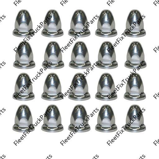 New Aftermarket Chrome Steel Push On 33MM 562.A4002C CR11015Bk 17800 10274 111 *(PACK OF 20)*