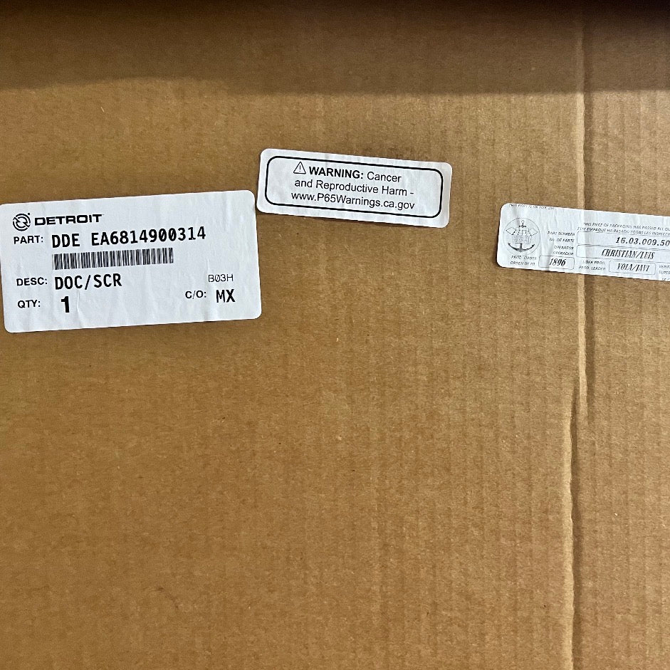 DDE EA6814900314 Doc/Scr One Box for Detroit Diesel New, Not Reman!