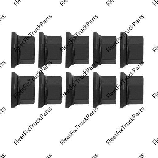 New Aftermarket Flanged Cap Nut M22X1.5, 33mm Hex 201.3014 181AM5002 500471861 (PACK OF 10)