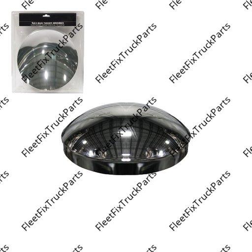 New Aftermarket Front Hub Cap No Notch 3/4in Lip Chrome 562.B1001C-BP