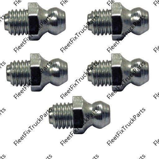 New Aftermarket Grease Fitting 1/4in-28 Straight 9/16in Length G1805 273355 (PACK OF 5 )