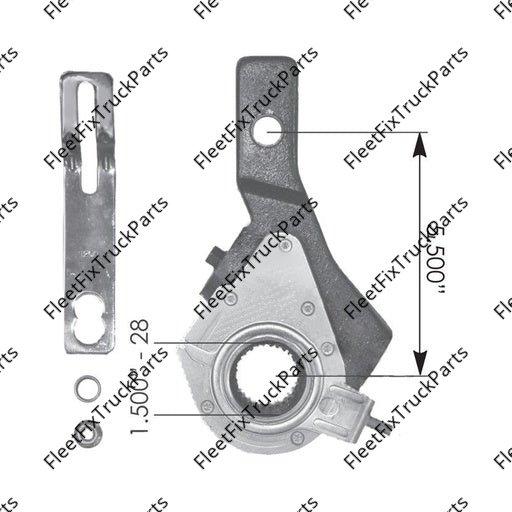 New Aftermarket HALDEX TYPE SLACK ADJUSTER 5.5IN 135.2835 40010141