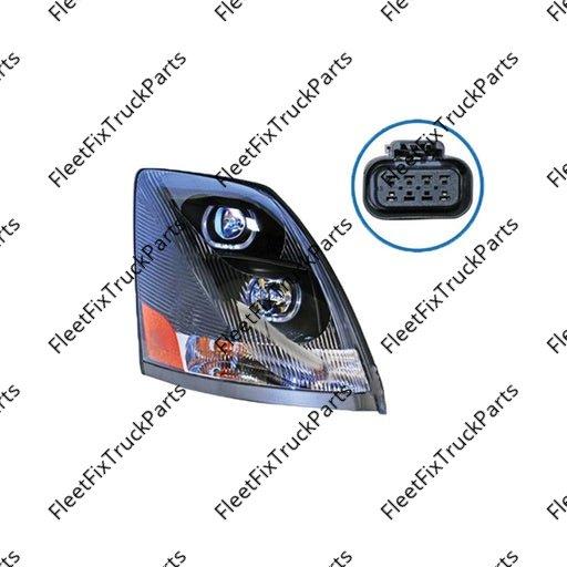 New Aftermarket Headlamp LH Projector Black Volvo 564.96016 31268