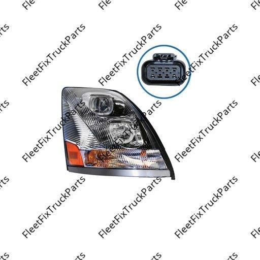 New Aftermarket Headlamp LH Projector Chrome Volvo 564.96016C
