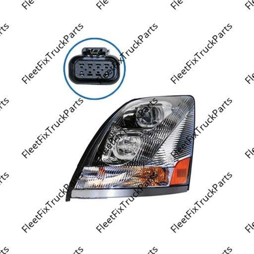 New Aftermarket Headlamp RH Projector Chrome Volvo 564.96017C