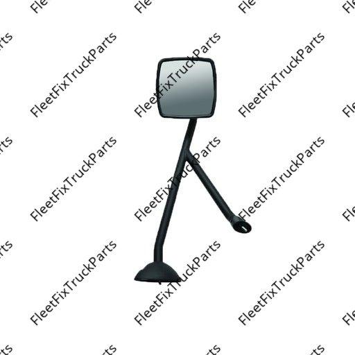 New Aftermarket Hood Mirror Assembly HTD RH Black IHC 563.55048